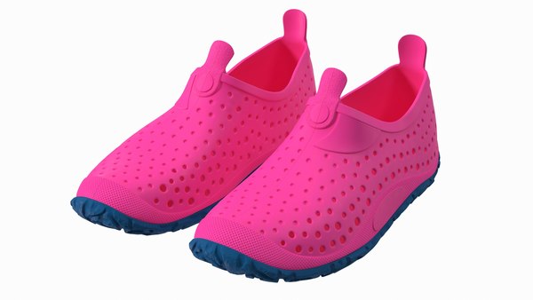 pink pool shoes