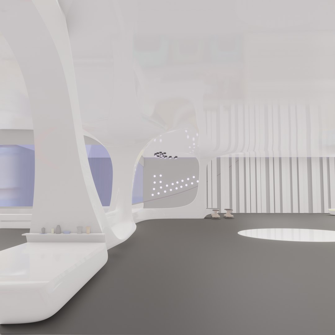 3D Sci-Fi Interior SCENE Futuristic Model - TurboSquid 2195031
