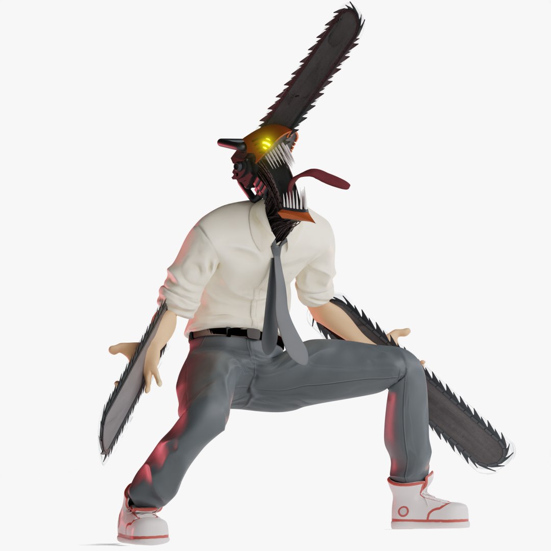 Himeno CHAINSAW MAN 3D model rigged