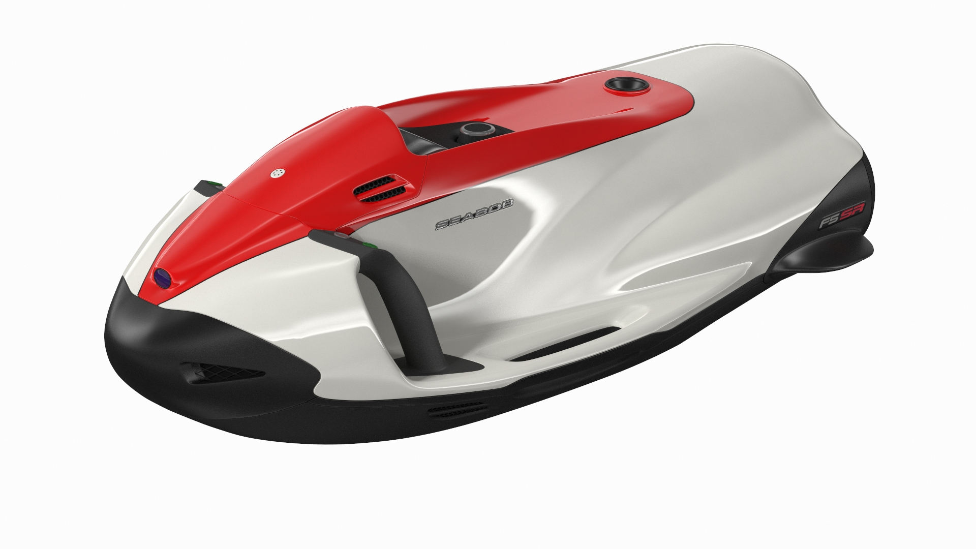 Seabob Electric Jet F5 SR White And Red 3D TurboSquid 1848595
