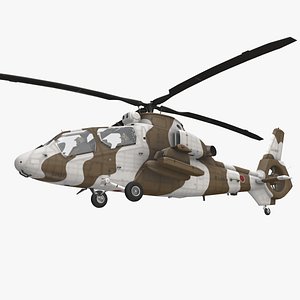 Helicopter OH-1 JGSDF Winter Basic Animation --447--