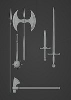 Medieval weapons