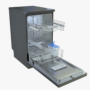 Open Dishwasher 3D model