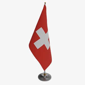 Table Flag Switzerland model
