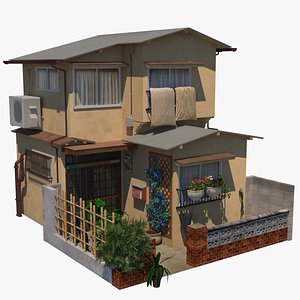 3D BrickHouse PBR Remastered model