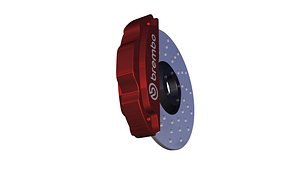 3D Brakes Car Brembo