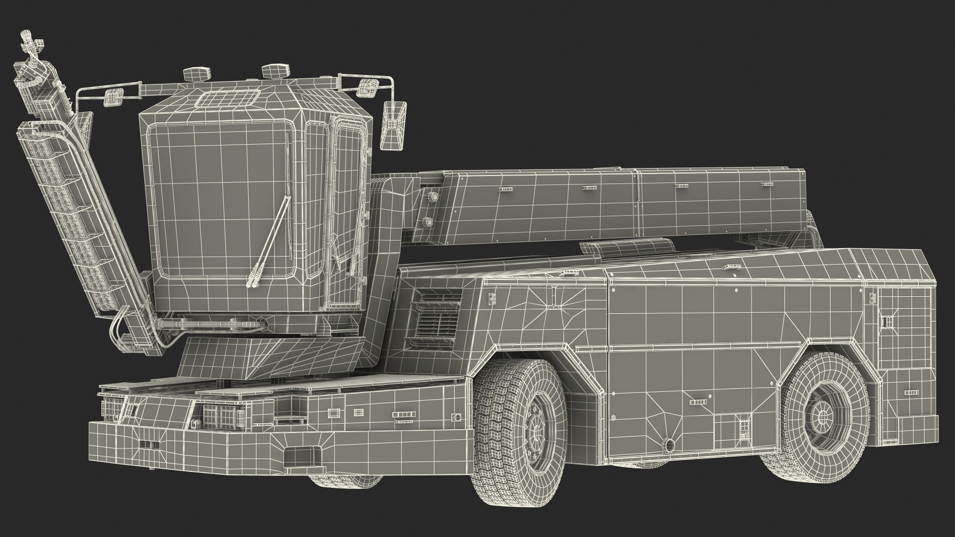 Safeaero 220 deicing vehicle model - TurboSquid 1546413