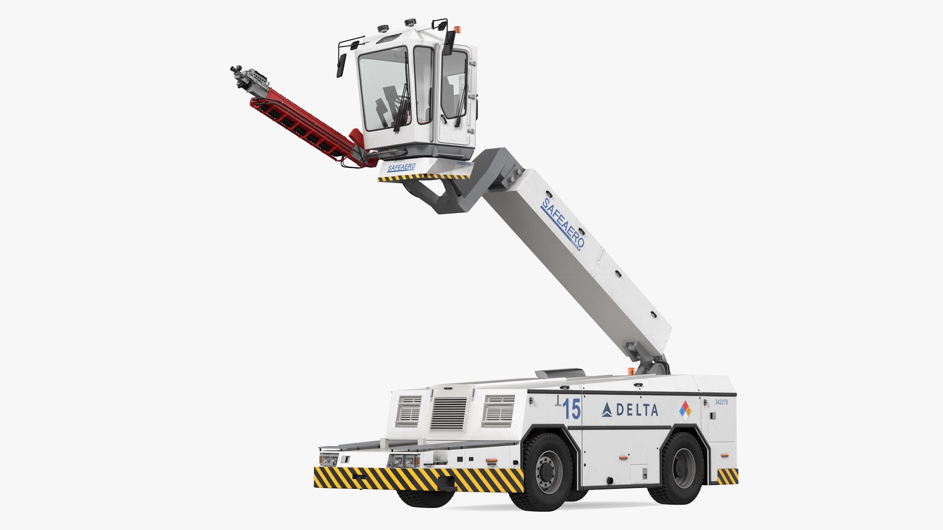 Safeaero 220 Deicing Vehicle Rigged 3D model preview