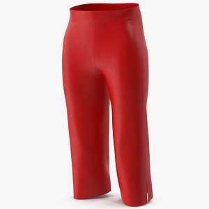 Trousers Red 3D model