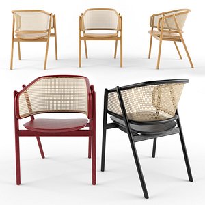 Cane Chair 3D model