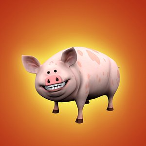 Cartoon pig