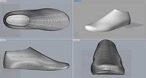 pack sneaker woman shoe 3D model