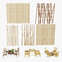 Dried Bamboo Bamboo Furniture