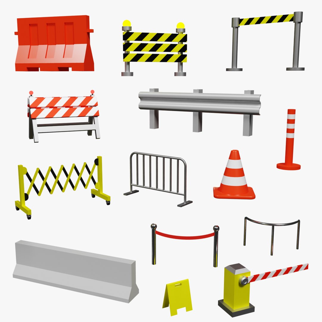 3D model Barrier Pack https://p.turbosquid.com/ts-thumb/AG/yDuv76/eS/preview/png/1725199135/1920x1080/fit_q87/00b5ff090bc978ddebb2a3c0441517ef3e7246df/preview.jpg