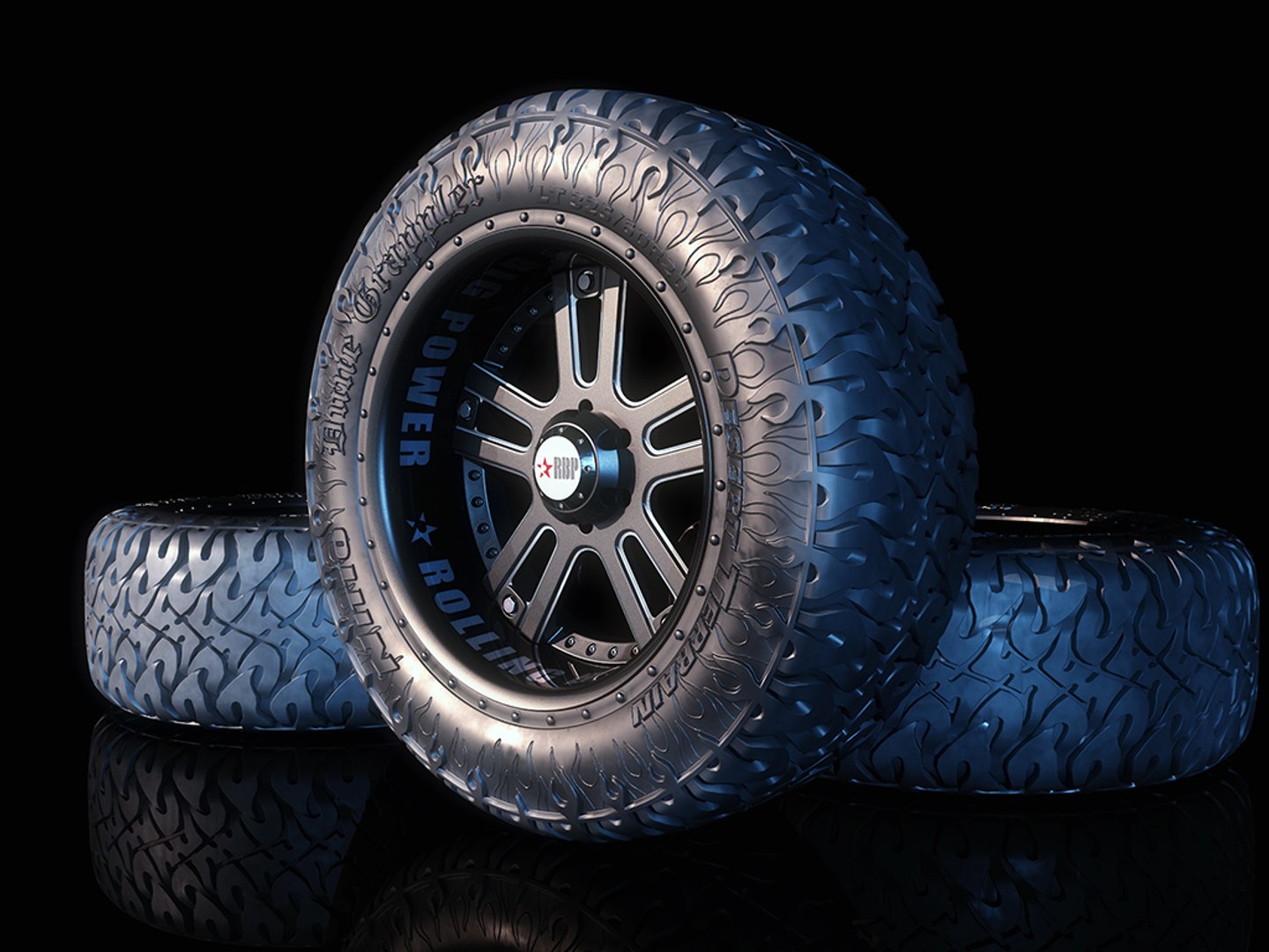 3d offroad wheel