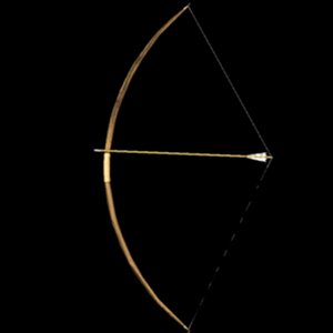 longbow arrows 3d model