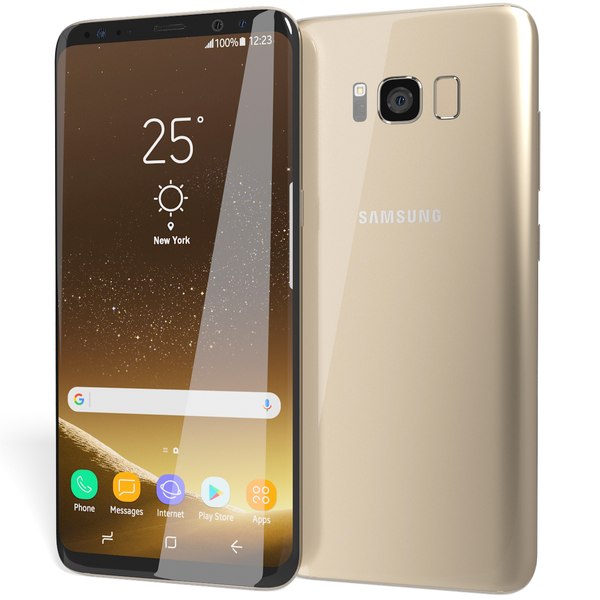 modelo 3d Samsung Galaxy S8 Plus Maple Gold - TurboSquid 1143071