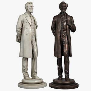 3d model statue abraham