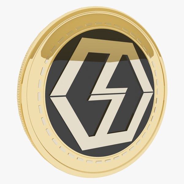 3D model AfterShock Cryptocurrency Gold Coin