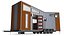 House on Wheels Dark Wood Rigged