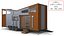 House on Wheels Dark Wood Rigged