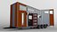 House on Wheels Dark Wood Rigged