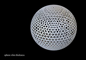 3D sphere dome model