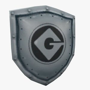 Minion shield with Gru logo