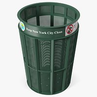 New York City Public Trash Can