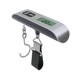 luggage hanging scale 3D model
