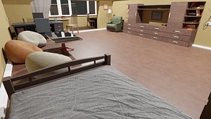 3D model room interior