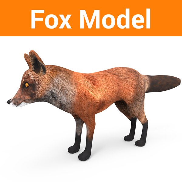 Fox ready model - TurboSquid 1206358