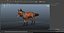 Preparado para el juego Fox low poly