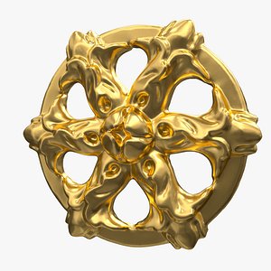 3D Plaster Decorative Bow DS347