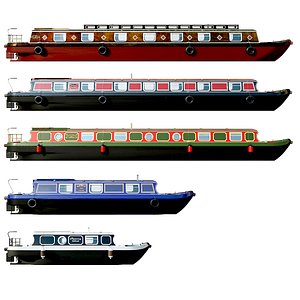 English Canal Boats