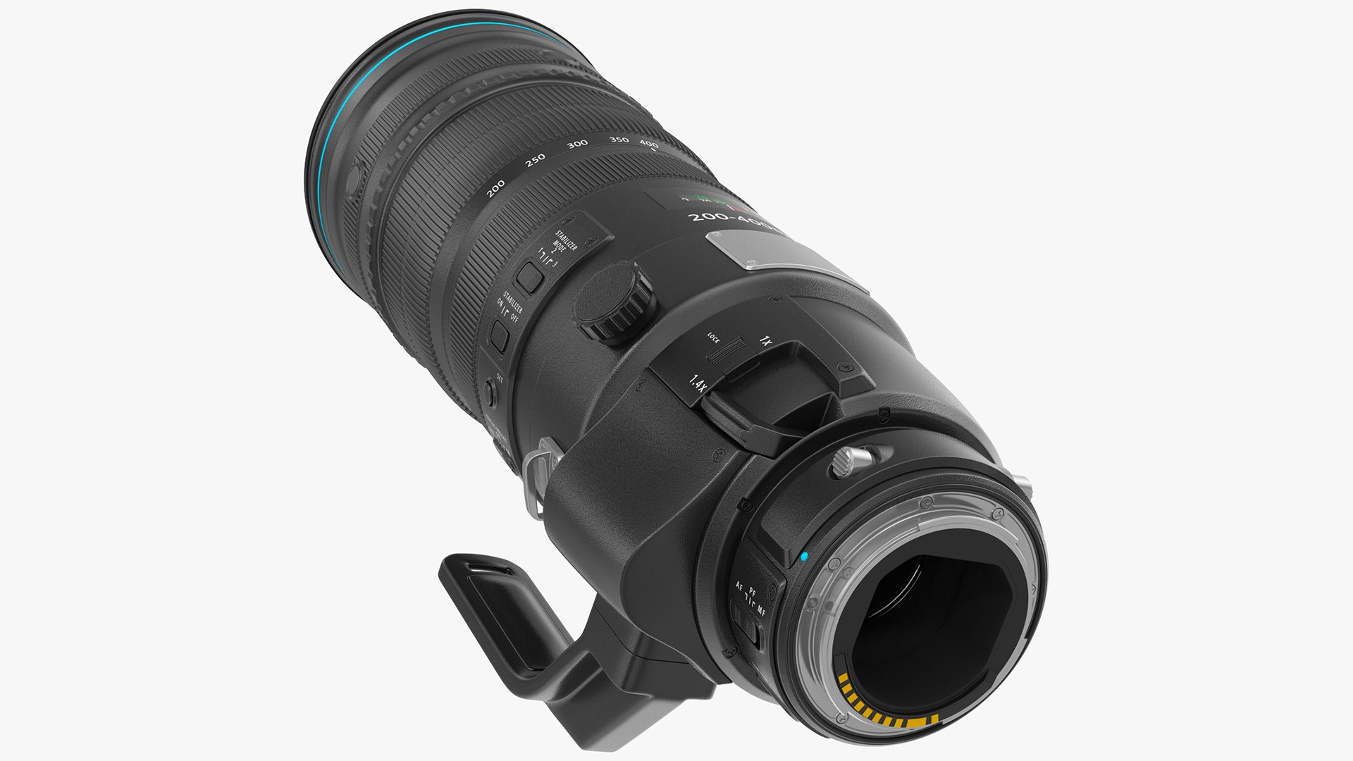 Zoom Lens 200 400mm 3D model preview