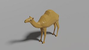 3D Low-poly Camel