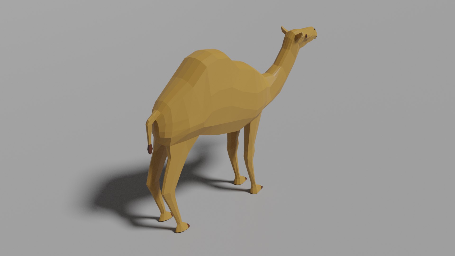 3D Low-poly Camel - TurboSquid 1787920