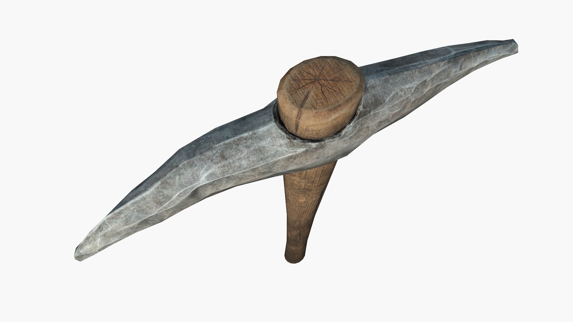3D Pickaxe Tools Stone Model - TurboSquid 1692798