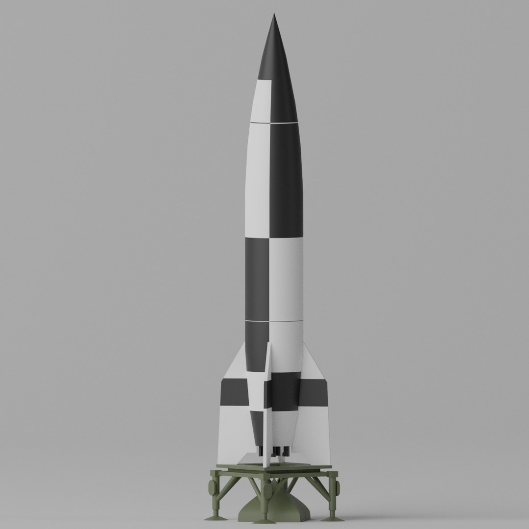 WW2 V2 ロケットミサイル3Dモデル - TurboSquid 2150676