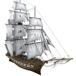 Clipper sailing ship