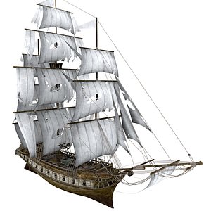 Clipper sailing ship