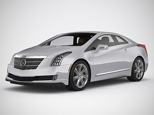3d model cadillac elr 2014
