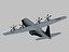 c130j hercules u s 3d model