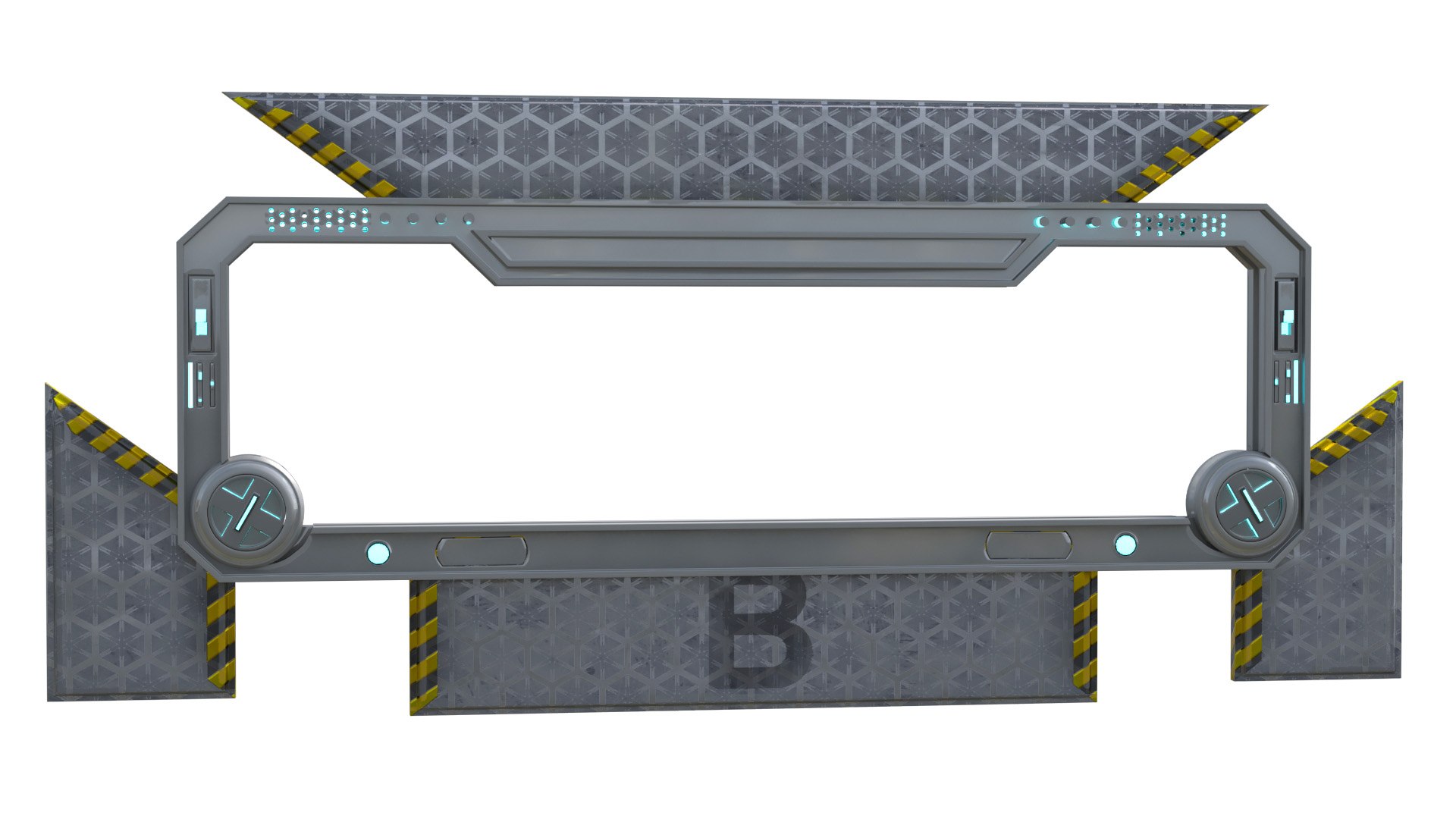 3D gate b model https://p.turbosquid.com/ts-thumb/AH/nDhKtm/eVjcjQPp/scifigateb6/jpg/1607356291/1920x1080/fit_q87/5bf61dad0f2df4ae57e1b9509eb09d1df6897f3b/scifigateb6.jpg