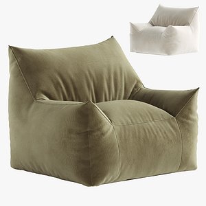 Ehlen Modern Velveteen BeanBag
