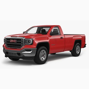 3D 2018 gmc sierra 1500 model