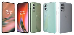 3D model OnePlus Nord 2 5G All Colors