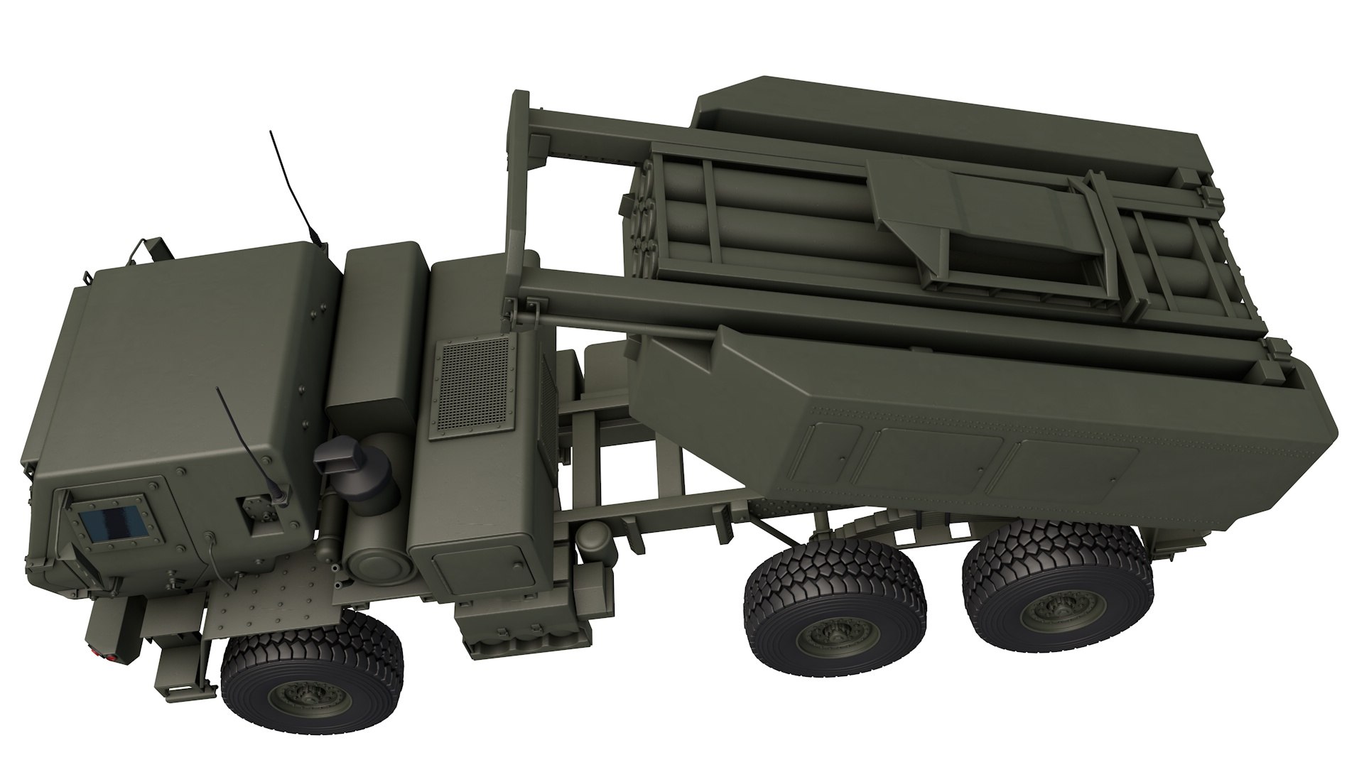 M142 HIMARS Multiple Rocket Launcher 3D Model - TurboSquid 2075372