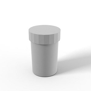 3D medicine bottle sample model